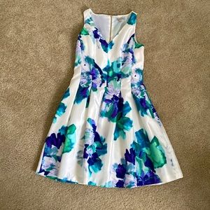 White Dress with flowers